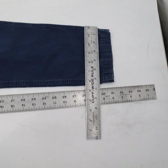 Stone Island Cargo Pants Men 30 Type SL Blue garment dyed trouser Cotton Pockets - Picture 8 of 15